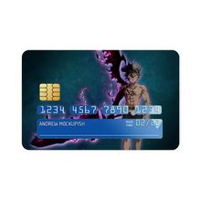 Load image into Gallery viewer, Black Clover Asta  Credit Card Skins (4-in-1 Pack)

