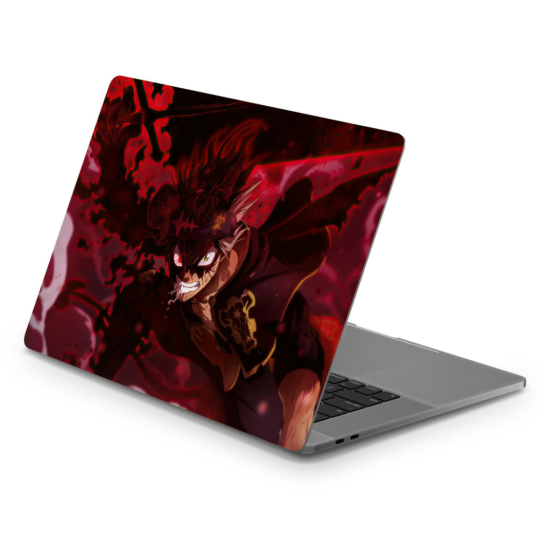 Black Clover Asta  Macbook Skin