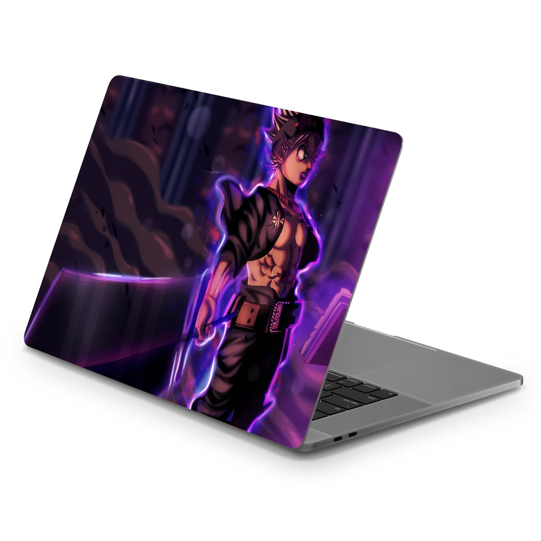 Black Clover Asta  Macbook Skin