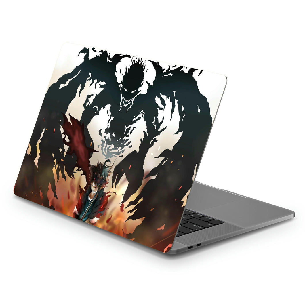 Black Clover Asta  Macbook Skin