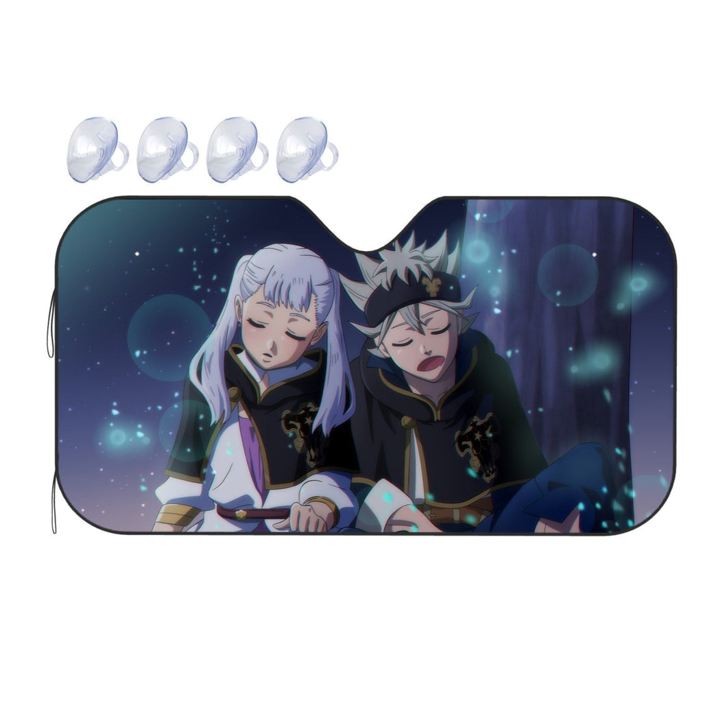 Black Clover Asta, Noelle Silva  Car Sunshade