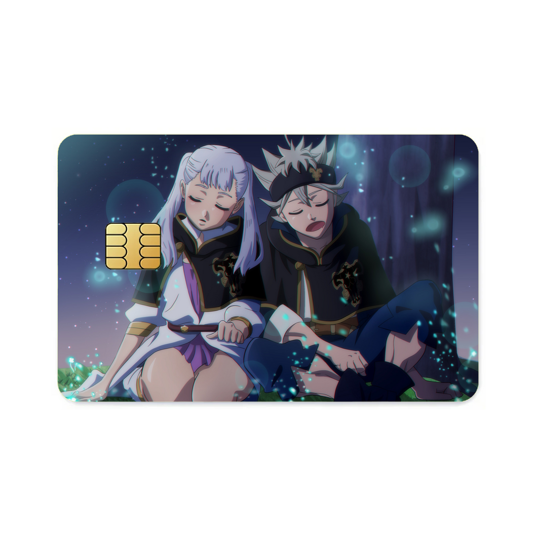 Black Clover Asta, Noelle Silva  Credit Card Skins (4-in-1 Pack)