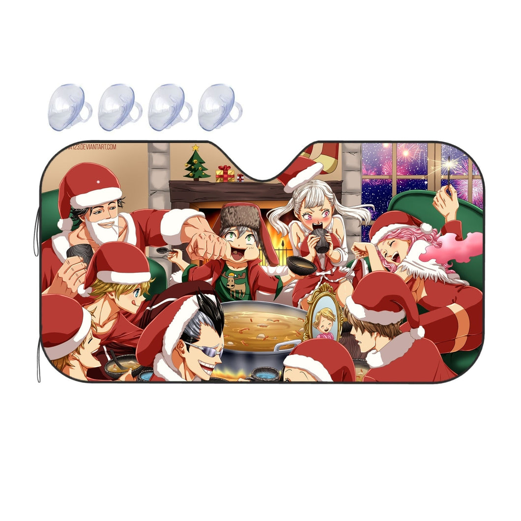 Black Clover Asta, Noelle Silva, Yami Sukehiro, Luck Voltia  Car Sunshade