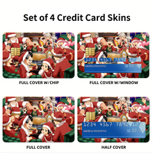 Load image into Gallery viewer, Black Clover Asta, Noelle Silva, Yami Sukehiro, Luck Voltia  Credit Card Skins (4-in-1 Pack)
