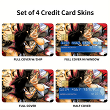 Load image into Gallery viewer, Black Clover Asta, Yami Sukehiro  Credit Card Skins (4-in-1 Pack)
