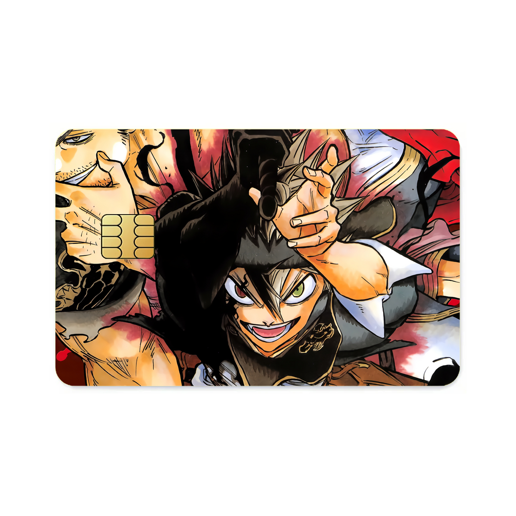 Black Clover Asta, Yami Sukehiro  Credit Card Skins (4-in-1 Pack)