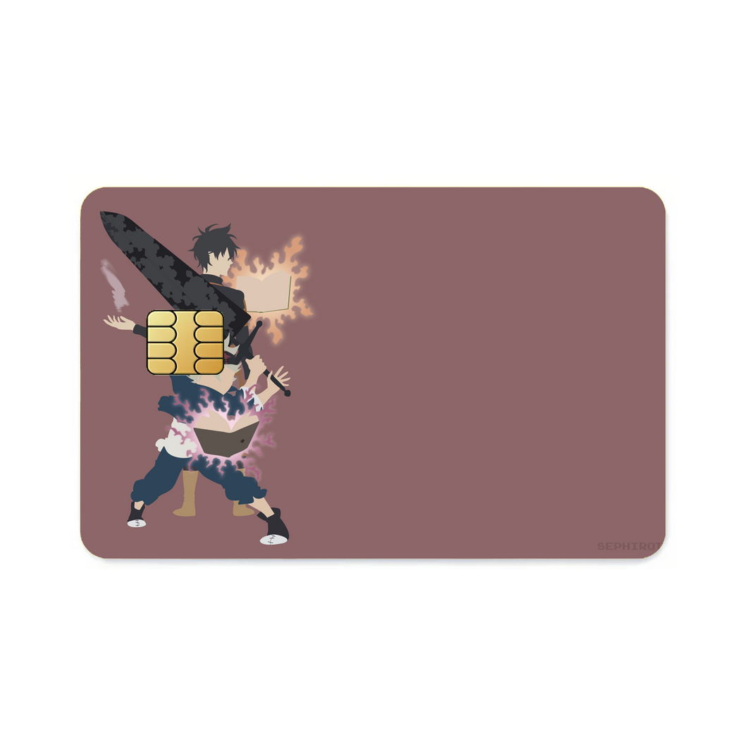Black Clover Asta, Yuno  Credit Card Skins (4-in-1 Pack)