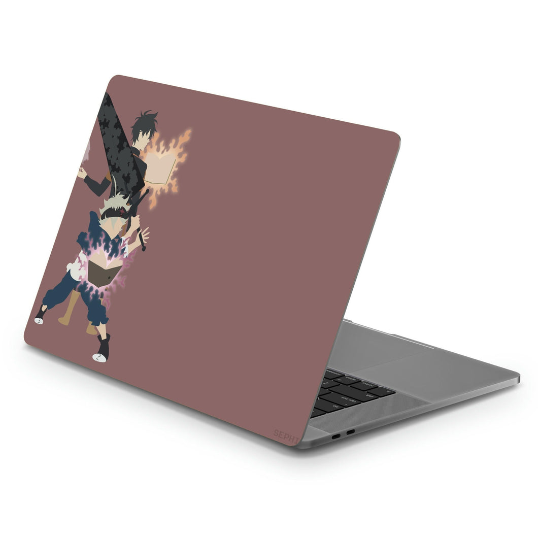 Black Clover Asta, Yuno  Macbook Skin