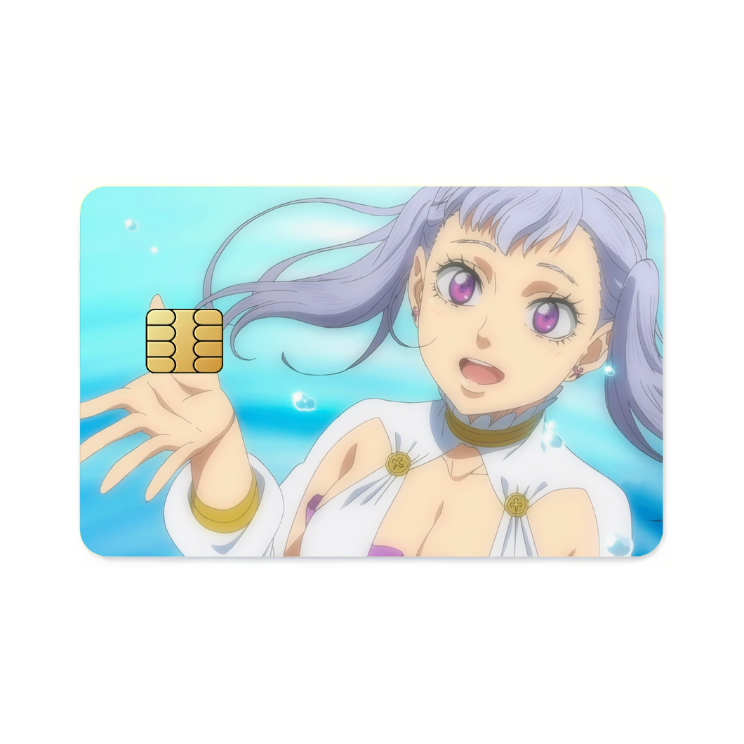 Black Clover Noelle Silva  Credit Card Skins (4-in-1 Pack)