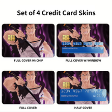 Load image into Gallery viewer, Black Clover Yami Sukehiro  Credit Card Skins (4-in-1 Pack)
