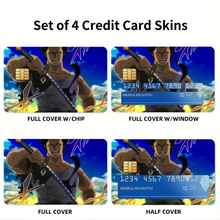 Load image into Gallery viewer, Black Clover Yami Sukehiro  Credit Card Skins (4-in-1 Pack)
