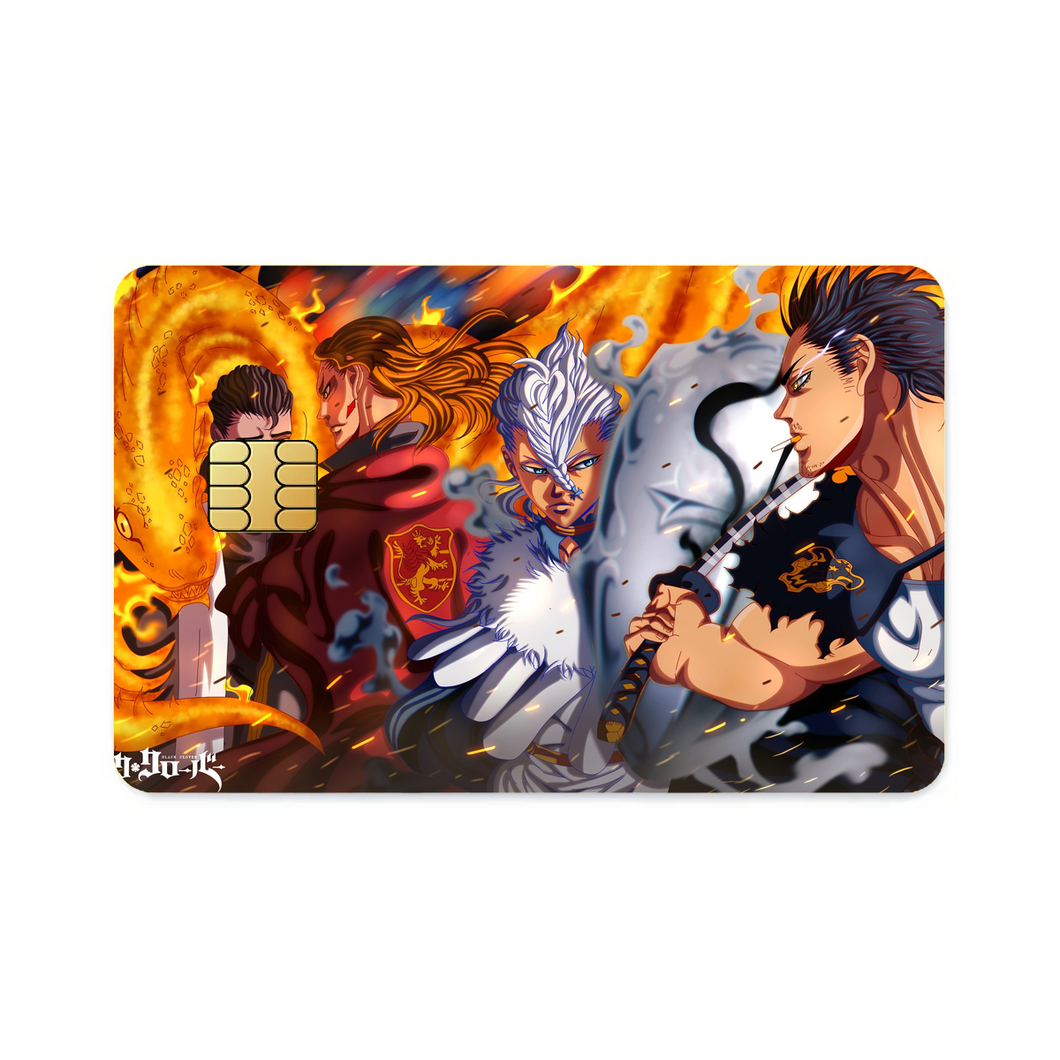 Black Clover Yami Sukehiro  Credit Card Skins (4-in-1 Pack)