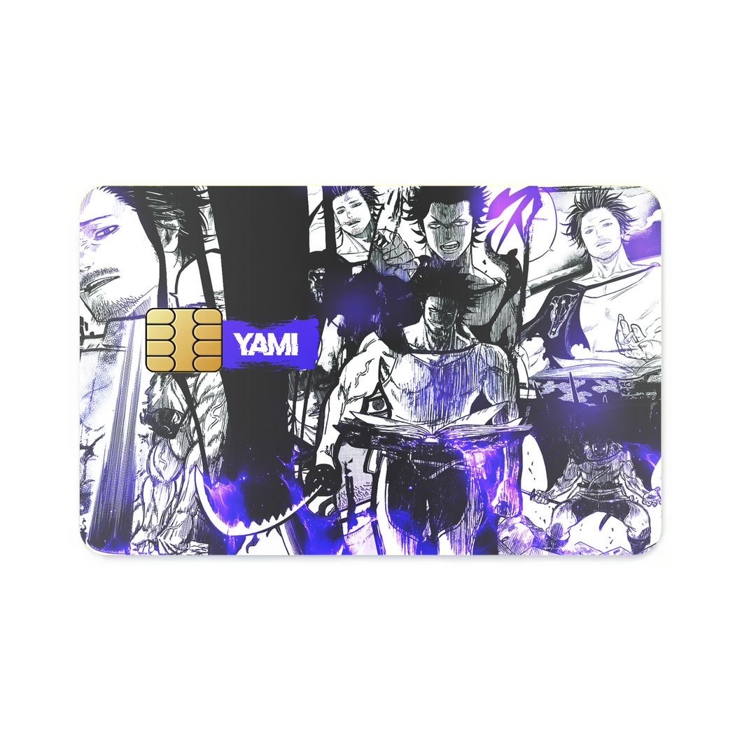 Black Clover Yami Sukehiro  Credit Card Skins (4-in-1 Pack)