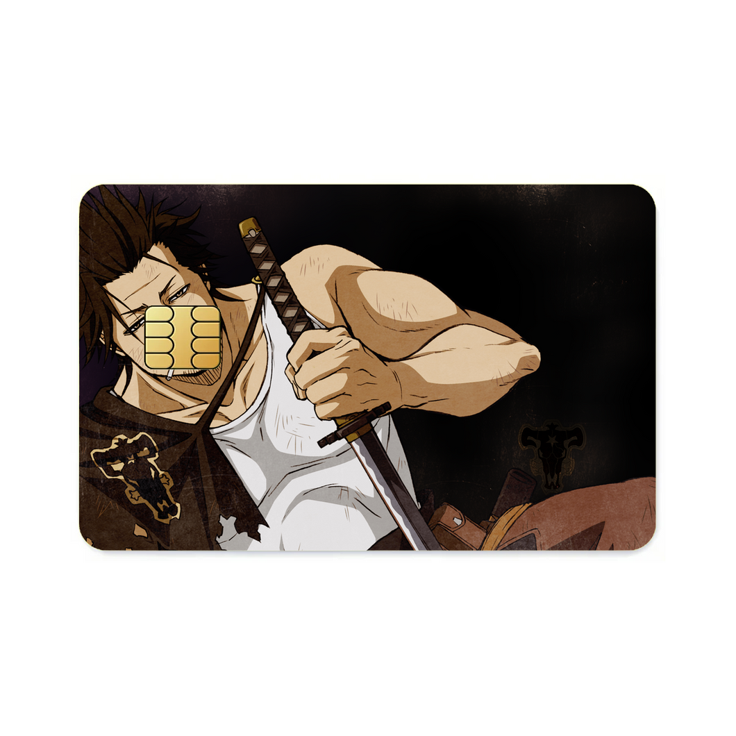 Black Clover Yami Sukehiro  Credit Card Skins (4-in-1 Pack)