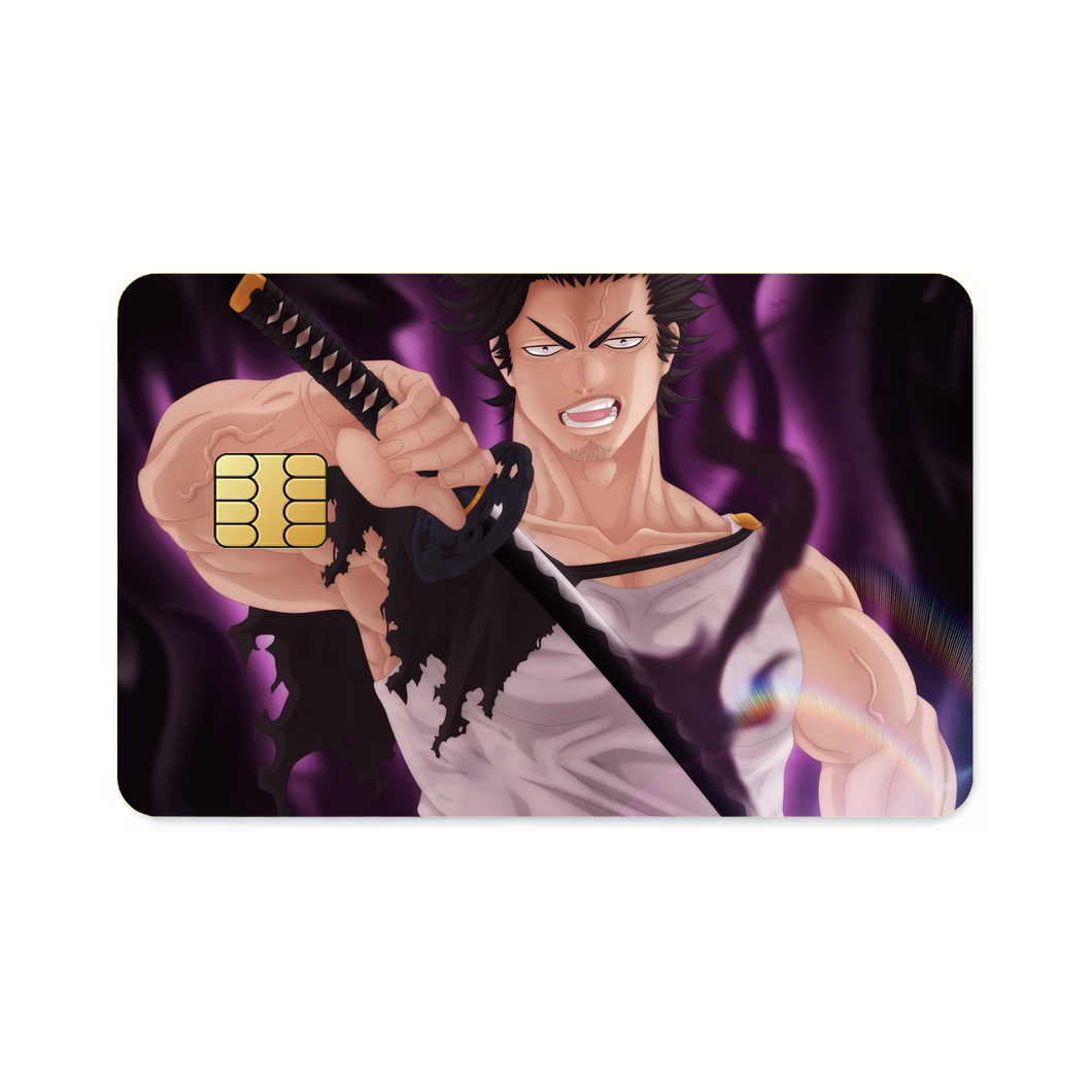 Black Clover Yami Sukehiro  Credit Card Skins (4-in-1 Pack)