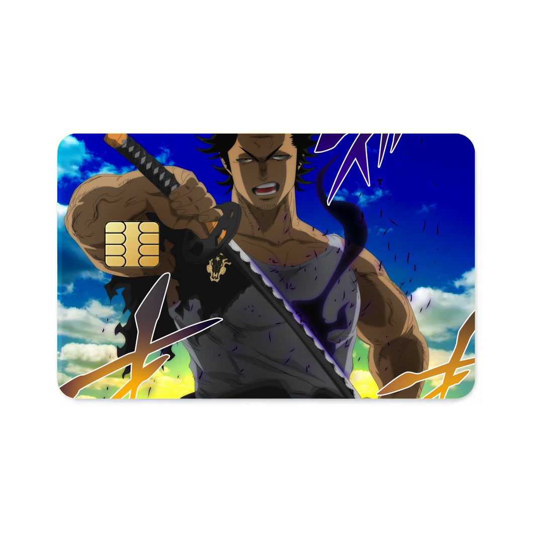 Black Clover Yami Sukehiro  Credit Card Skins (4-in-1 Pack)