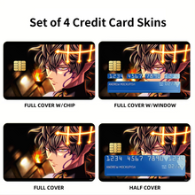 Load image into Gallery viewer, Black Clover Yuno  Credit Card Skins (4-in-1 Pack)
