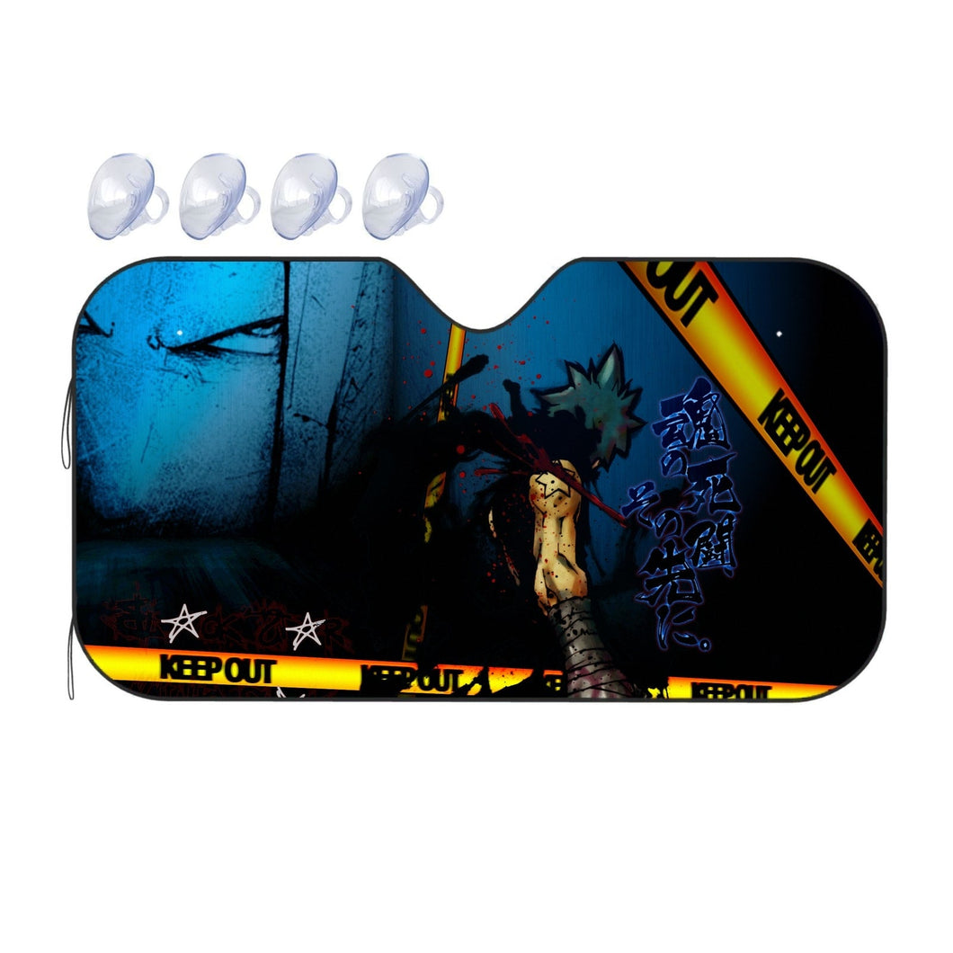 Black Stars own Path Car Sunshade