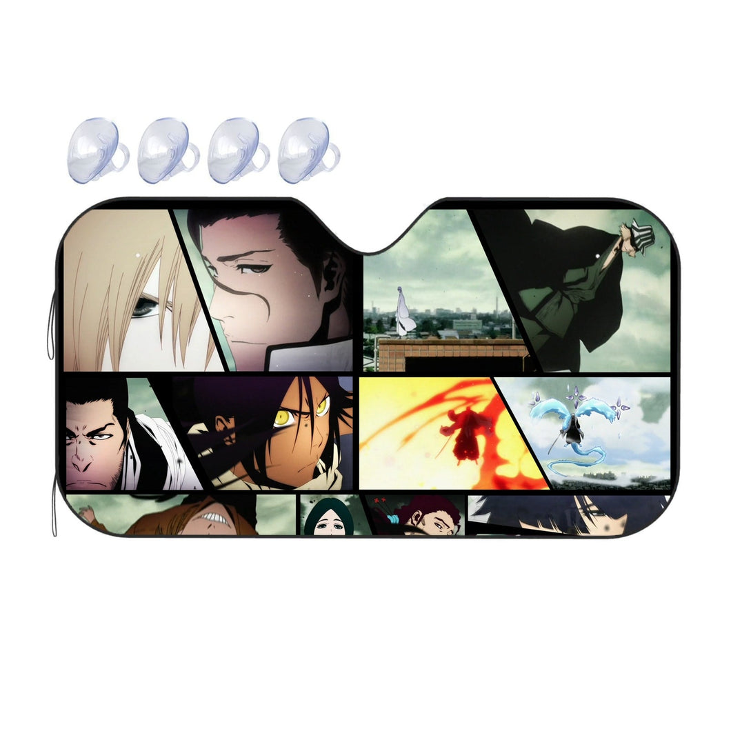 Bleach Ichigo Kurosaki, Kisuke Urahara  Car Sunshade