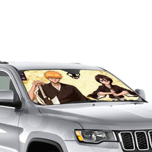 Load image into Gallery viewer, Bleach Ichigo Kurosaki, Rukia Kuchiki  Car Sunshade
