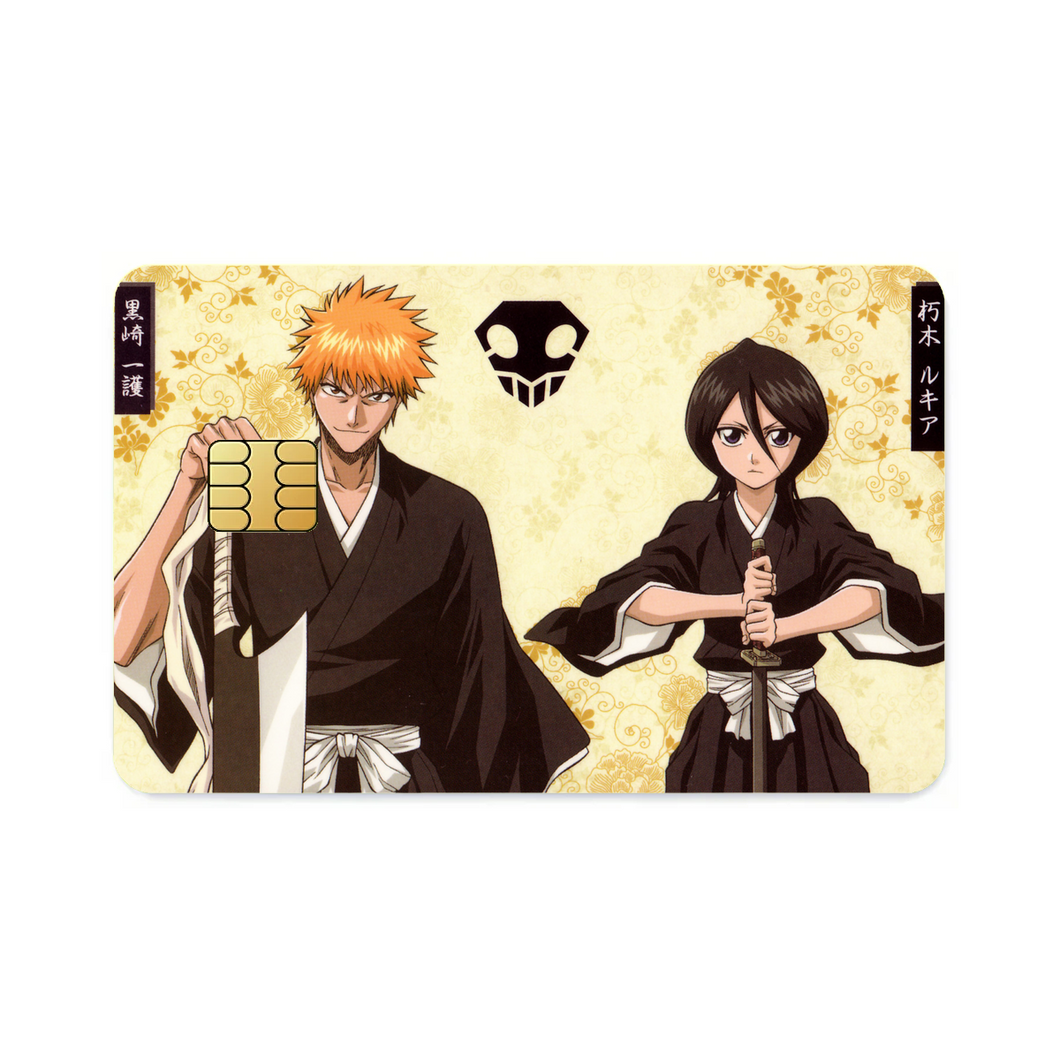 Bleach Ichigo Kurosaki, Rukia Kuchiki  Credit Card Skins (4-in-1 Pack)