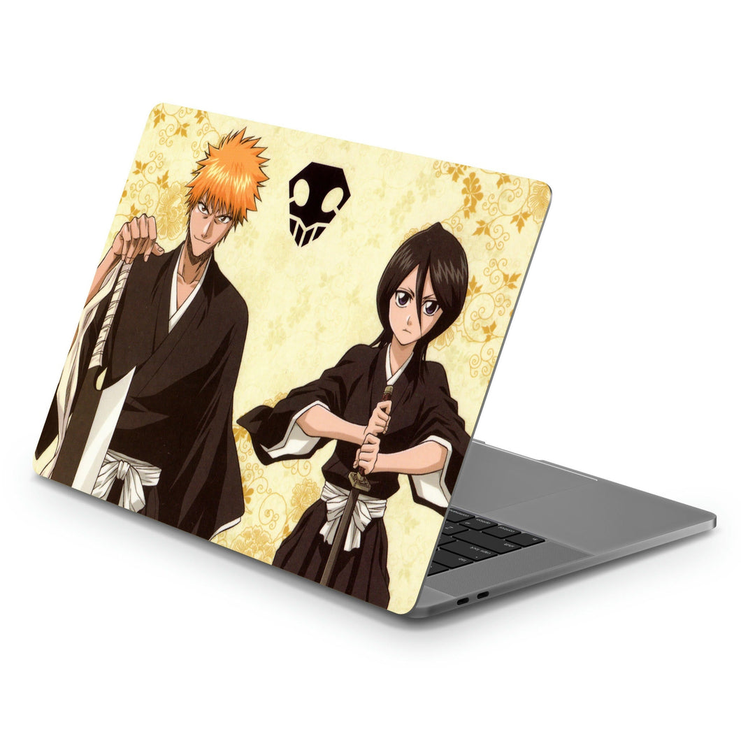 Bleach Ichigo Kurosaki, Rukia Kuchiki  Macbook Skin