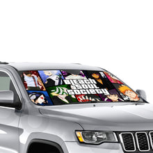 Load image into Gallery viewer, Bleach Ichigo Kurosaki, Rukia Kuchiki, Orihime Inoue, Yasutora Sado, Kisuke Urahara  Car Sunshade

