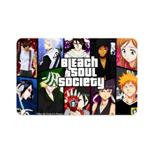 Load image into Gallery viewer, Bleach Ichigo Kurosaki, Rukia Kuchiki, Orihime Inoue, Yasutora Sado, Kisuke Urahara  Credit Card Skins (4-in-1 Pack)
