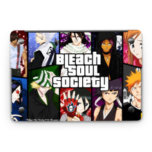 Load image into Gallery viewer, Bleach Ichigo Kurosaki, Rukia Kuchiki, Orihime Inoue, Yasutora Sado, Kisuke Urahara  Macbook Skin

