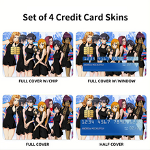 Load image into Gallery viewer, Bleach Rukia Kuchiki, Orihime Inoue  Credit Card Skins (4-in-1 Pack)
