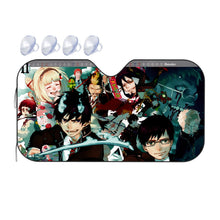 Load image into Gallery viewer, Blue Exorcist  Car Sunshade
