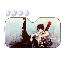 Load image into Gallery viewer, Blue Exorcist  Car Sunshade
