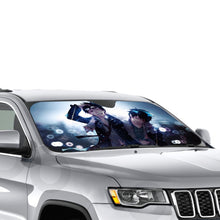 Load image into Gallery viewer, Blue Exorcist  Car Sunshade
