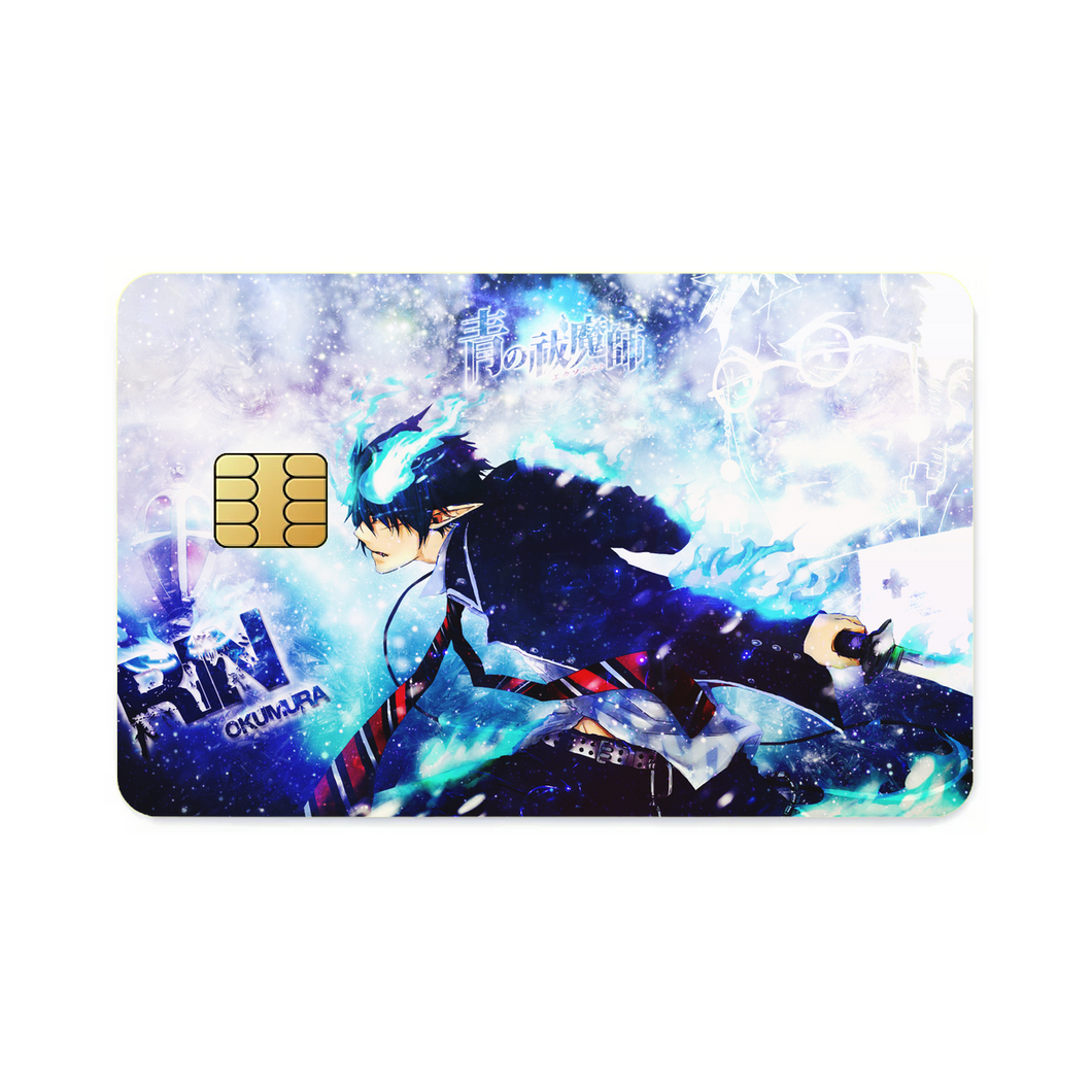 Blue Exorcist Rin Okumura  Credit Card Skins (4-in-1 Pack)