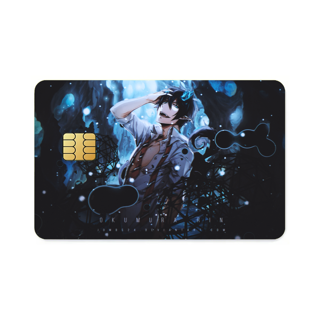 Blue Exorcist Rin Okumura  Credit Card Skins (4-in-1 Pack)