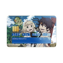 Load image into Gallery viewer, Blue Exorcist Rin Okumura, Kuro, Shiemi Moriyama  Credit Card Skins (4-in-1 Pack)
