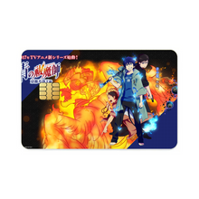 Load image into Gallery viewer, Blue Exorcist Rin Okumura, Yukio Okumura  Credit Card Skins (4-in-1 Pack)
