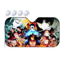 Load image into Gallery viewer, Blue Exorcist Rin Okumura, Yukio Okumura, Kuro, Shura Kirigakure, Shiemi Moriyama  Car Sunshade
