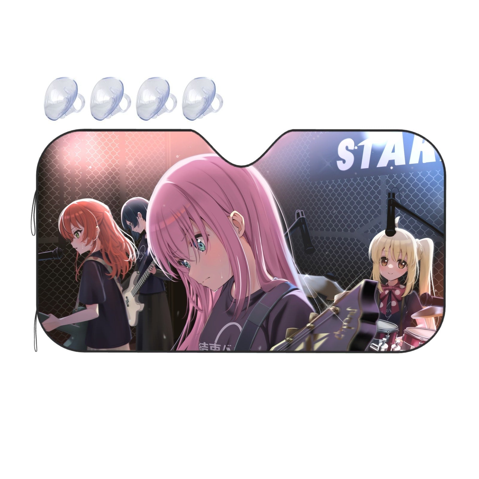 Bocchi the Rock Car Sunshade