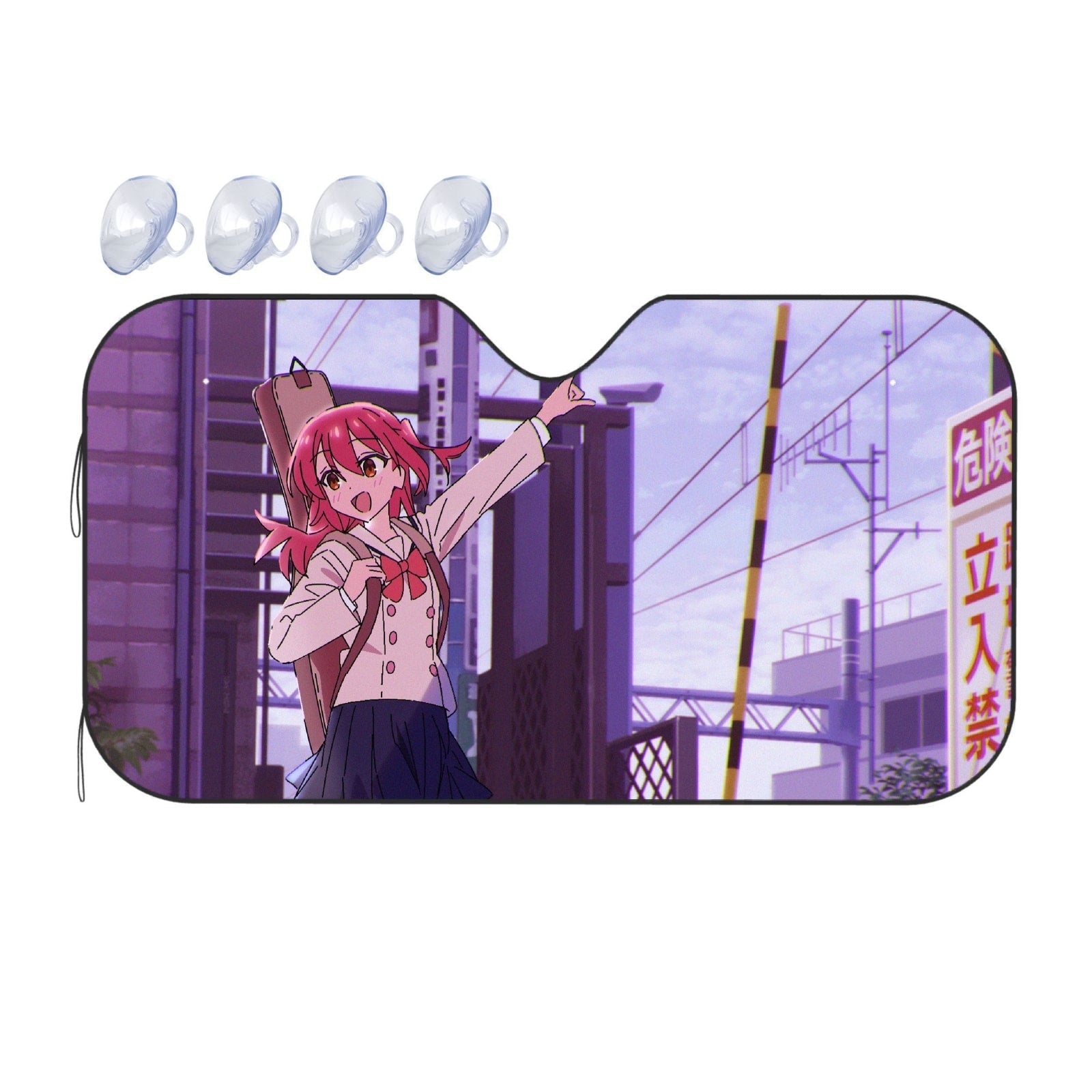 Bocchi the Rock Car Sunshade