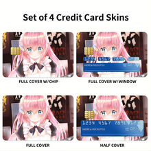 Load image into Gallery viewer, Bocchi the Rock  Credit Card Skins (4-in-1 Pack)
