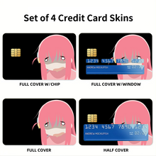 Load image into Gallery viewer, Bocchi the Rock  Credit Card Skins (4-in-1 Pack)
