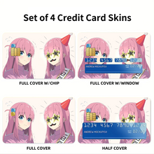 Load image into Gallery viewer, Bocchi the Rock  Credit Card Skins (4-in-1 Pack)
