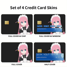 Load image into Gallery viewer, Bocchi the Rock  Credit Card Skins (4-in-1 Pack)
