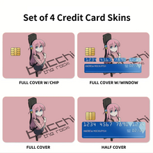 Load image into Gallery viewer, Bocchi the Rock  Credit Card Skins (4-in-1 Pack)
