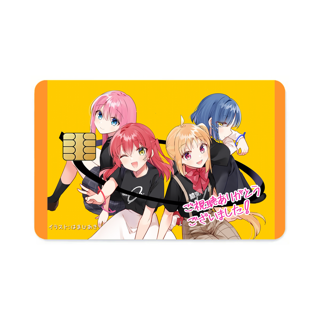 Bocchi the Rock  Credit Card Skins (4-in-1 Pack)