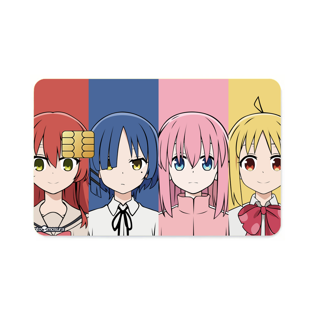 Bocchi the Rock  Credit Card Skins (4-in-1 Pack)