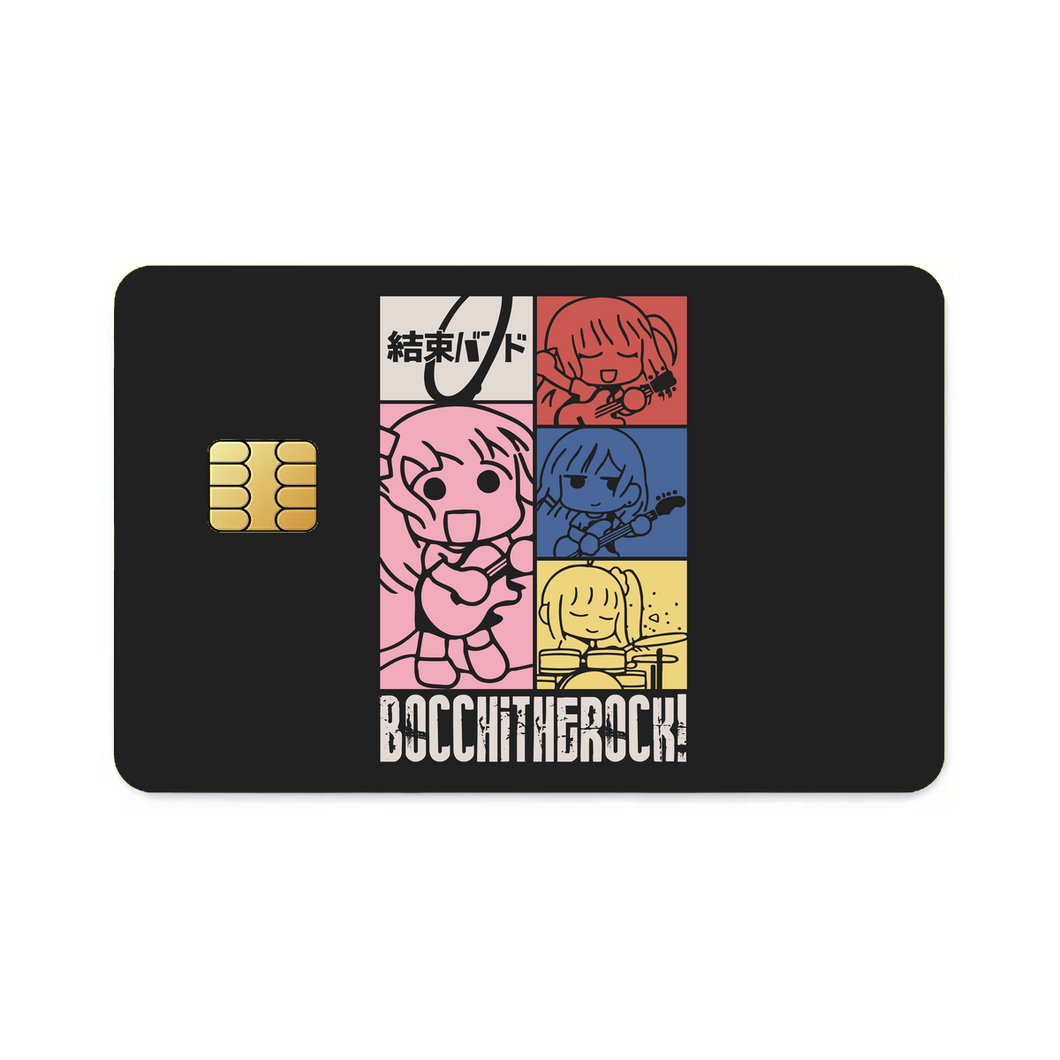 Bocchi the Rock  Credit Card Skins (4-in-1 Pack)