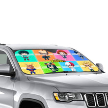 Load image into Gallery viewer, Boku No Hero Academia Chibis  Car Sunshade
