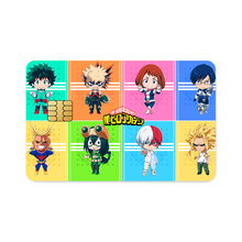 Load image into Gallery viewer, Boku No Hero Academia Chibis  Credit Card Skins (4-in-1 Pack)
